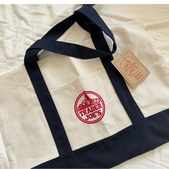 Trader Joe's Canvas Tote Bag - Picture 1 of 6